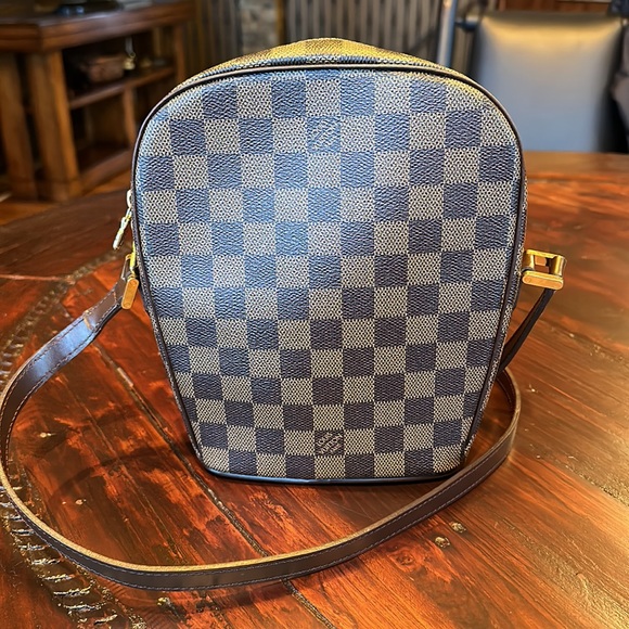 Louis Vuitton Ipanema PM Damier Ebene Crossbody Shoulder Bag Unisex - Picture 2 of 13